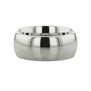 ARLINGTON Domed White Tungsten Ring - 2mm - 12mm