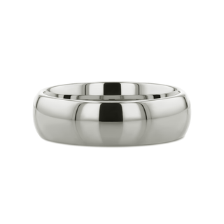 ARLINGTON Domed White Tungsten Ring - 2mm - 12mm