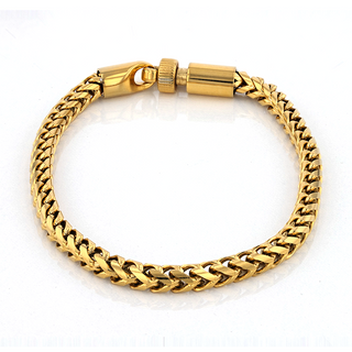 Gold Plated Stainless Steel Bracelet