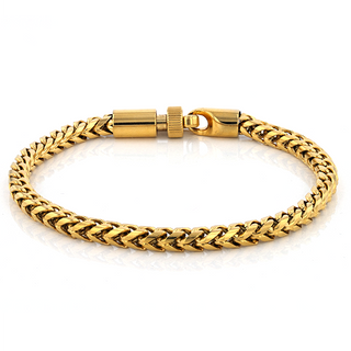 Gold Plated Stainless Steel Bracelet