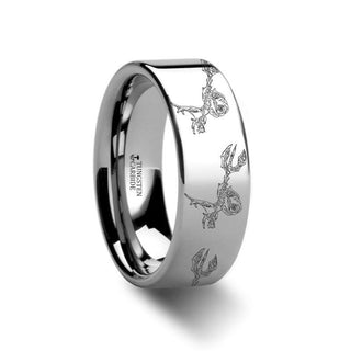 Fizz The Tidal Trickster Tungsten Engraved Ring League of Legends Gift - 4mm - 12mm