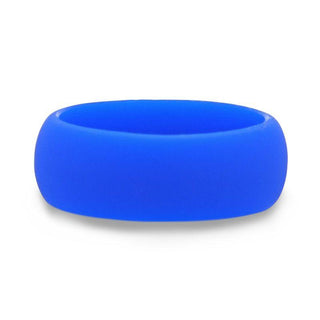 PICASSO Silicone Ring for Men and Women Blue Comfort Fit Hypoallergenic Thorsten - 8mm