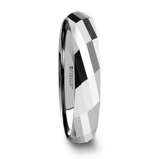 ETERNITY Multi-Faceted Tungsten Carbide Band - 4mm - 8mm