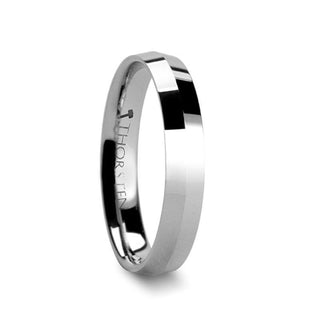 KATANA Knife Edge Tungsten Carbide Wedding Ring - 4mm