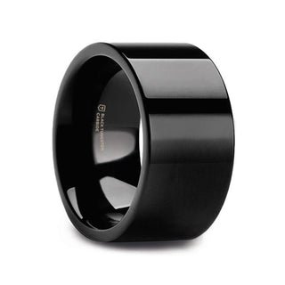 MORPHEUS Flat Black Tungsten Ring - 2mm - 12mm