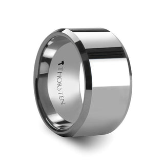 CORINTHIAN Beveled Tungsten Carbide Ring - 4mm - 12mm